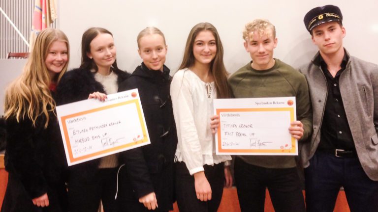 Första och andra pris till Europaskolan Strängnäs