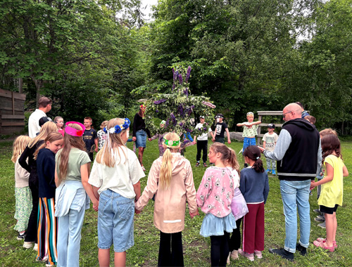 Lyckat midsommarfirande på Europaskolan Vårfruberga